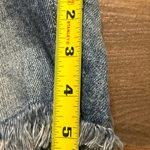 KanCan Light Blue Distressed Jean Shorts 15” waist  NWT - Picture 14 of 16